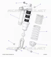 SUSPENSION, FRONT SHOCK MOUNTING, STANDARD/PREMIUM