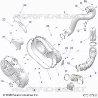 ANTRIEB, CLUTCH COVER AND DUCTING