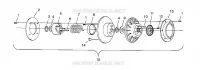 angetriebene Kupplungs ASSEMBLY XLT 0940767, XLT SP 0940667   XLT SKS 0940567 (4925022502C002)