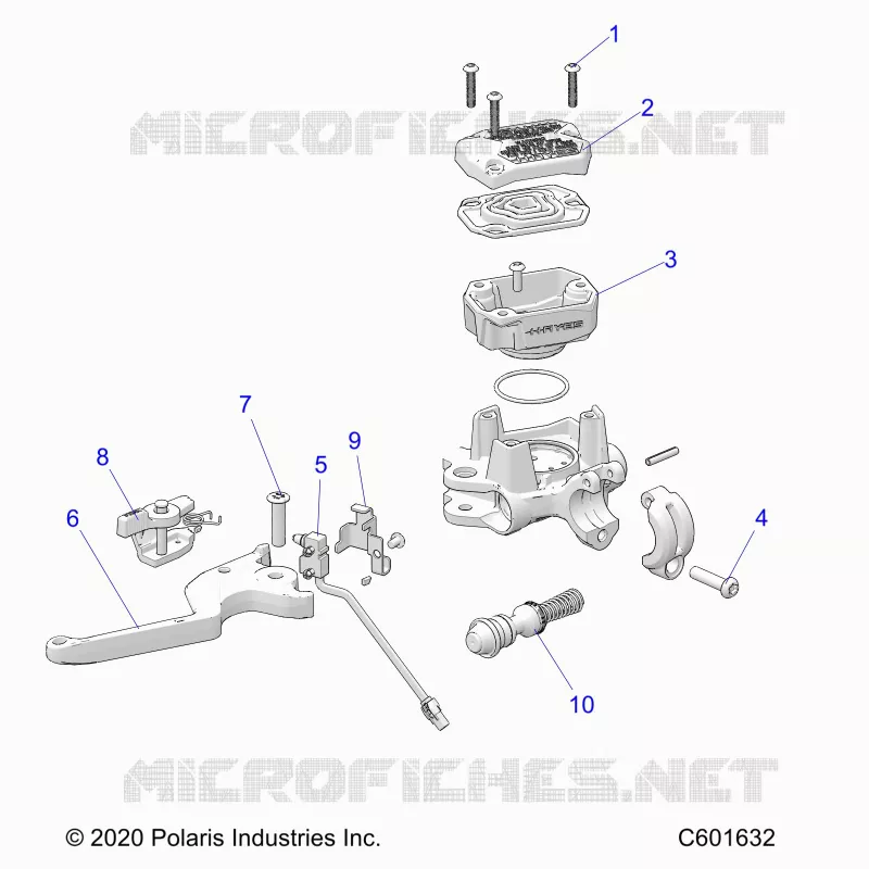 BRAKES, MASTER CYLINDER ASM.