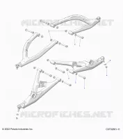 FRONT SUSPENSION CONTROL ARMS MOUNTING