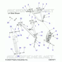 SUSPENSION, CONTROL ARMS, SPINDLE, IFS SCHOCK MNTG