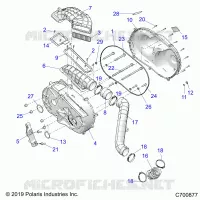 ANTRIEB, CLUTCH COVER AND DUCTING