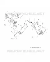 CHASSIS, CLUTCH GUARD AND FOOTRESTS