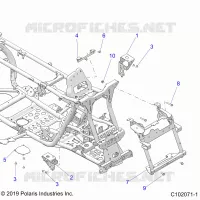 CHASSIS, KABINE SUPPORTS