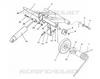HINTER Drehmomentarm 500 EFI / 0930674 and  500 EFI SKS / 0930574 (4922962296022A)