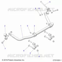 SUSPENSION, REAR STABILISATORSTANGE