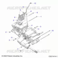 ANTRIEB, MAIN GEARCASE MOUNTING