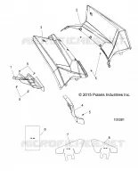 KAROSSERIE HINTEN CAB AND HEAT SHIELDS
