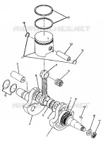 KURBELWELLE AND KOLBEN TRAIL BOSS / W928527 (4922892289034A)