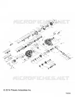 ANTRIEB, MAIN GETRIEBEGEHÄUSE INTERNALS