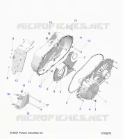ANTRIEB, CLUTCH COVER ASM.