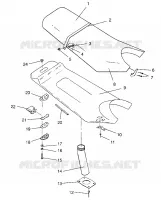 SITZ ASSEMBLY SL 750 B954070 (4930523052A011)
