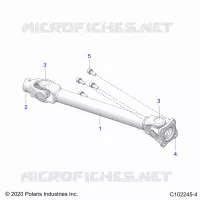 ANTRIEB, REAR PROP SHAFT