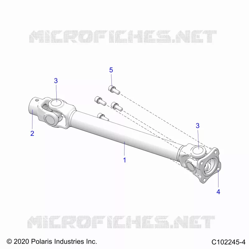 ANTRIEB, REAR PROP SHAFT