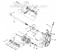 ANTRIEB ASSEMBLY  500 EFI 0952774, EFI SKS 0952574,   EFI SKS PT 095297 (4929052905B012)