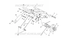 HINTER Drehmomentarm SPORT TOURING 0950243 and  EUROPEAN SPORT TOURING (4928822882C004)