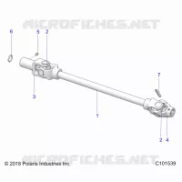 DRIVE TRAIN, FRONT KARDANWELLE