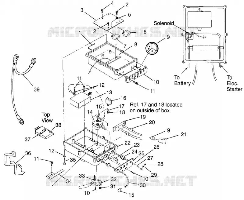 ELEKTRISCHE BOX SL 700 B964066 and Intl. SL 700 I964066 (4935633563B012)