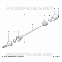 ANTRIEB, REAR DRIVE SHAFT 