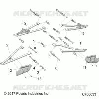 FRONT SUSPENSION CONTROL ARMS