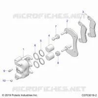 BRAKES, BREMSZANGE HINTEN
