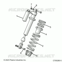 SUSPENSION, FRONT SHOCK MOUNTING