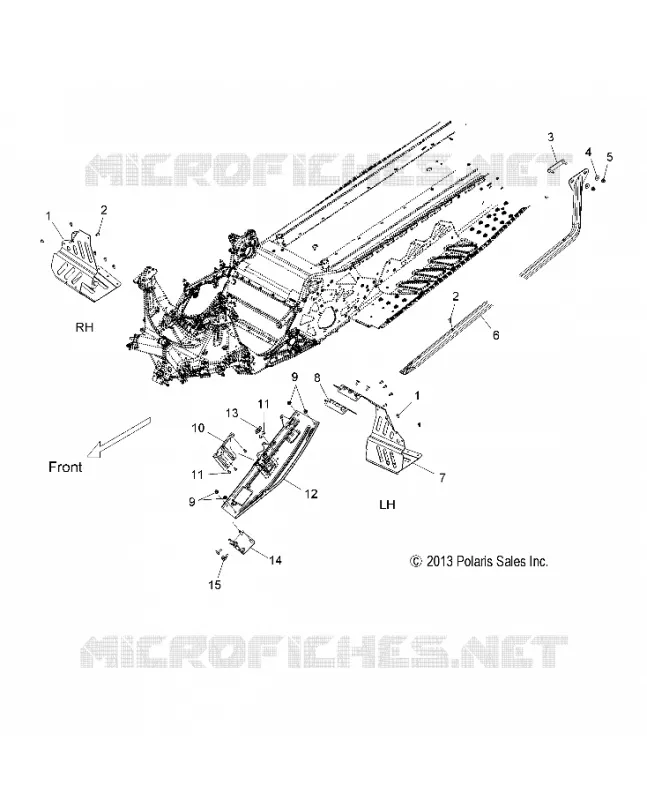 CHASSIS, CLUTCH GUARD AND FUßSTÜTZES