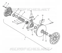 Antriebskupplung ASSEMBLY WIDETRAK / 0932064 (4922982298023A)