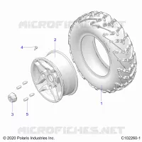 RADS, FRONT TIRE