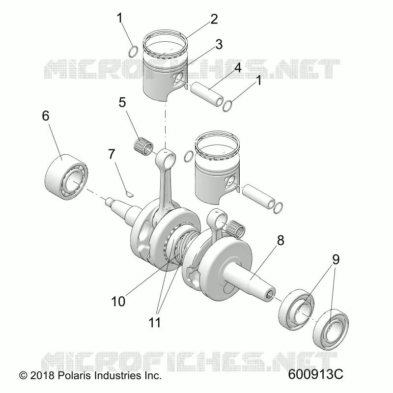 ENGINE, PISTON & CRANKSHAFT