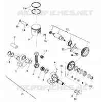 KURBELWELLE AND KOLBEN 350 2X4-UPDATE (4919821982036A)