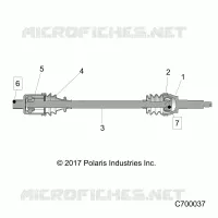ANTRIEB, REAR HALF SHAFT
