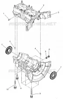 CRANKCASE LITE 0963433, EURO LITE E963433 AND LITE DELUXE 0963431 (4931663166C004)