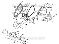 CLUTCH COVER SCRAMBLER W967840 (4935823582C006)