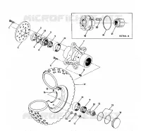 VORDERRAD ASSEMBLY 250 6x6 / W928727 (4922842284013A)