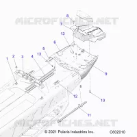 CHASSIS, REAR, MISC. COVERS AND SNOWFLAP