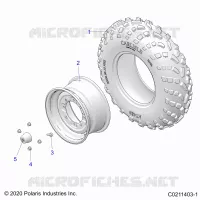 RADS, FRONT TIRE