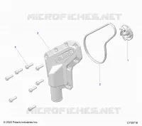 MOTOR, WATERPUMP IMPELLER AND COVER