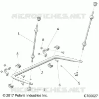 SUSPENSION, REAR STABILISATORSTANGE