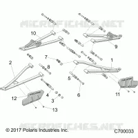 FRONT SUSPENSION CONTROL ARMS
