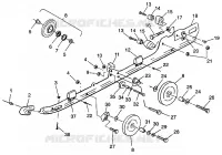 Schienen-Montage (SUSPENSION) 600 XCR 0975677, 600 XCR SE H975677 and EUROPEAN (4937963796B012)