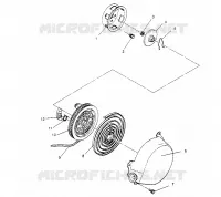 RÜCKZUG ANLASSER ASSEMBLY  RXL 0956768 (4930783078C014)