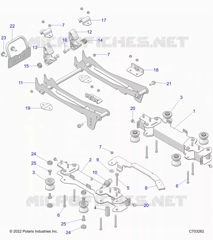 SITZ MOUNTING, FRONT
