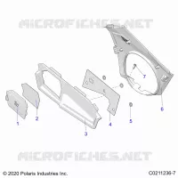 BODY, CLOSE OFF PANEL and ACCESS PANEL