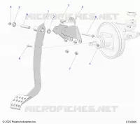 BREMSES, FOOT PEDAL