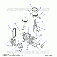 ENGINE, BALANCE SHAFT, KURBELWELLE/PISTON