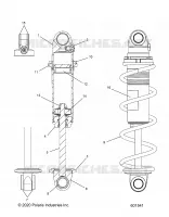 SUSPENSION, FRONT SHOCK TRACK (CLEAR COIL OVER)