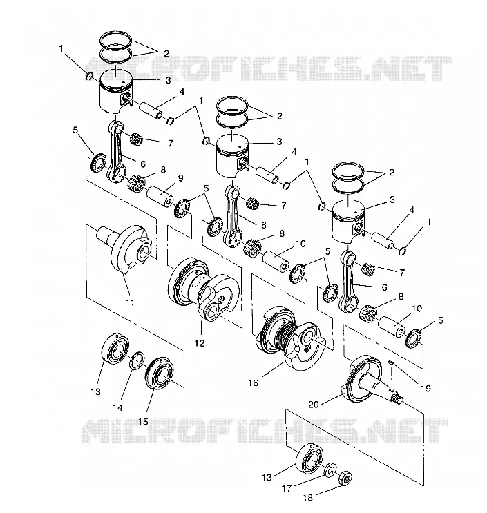 KOLBEN   KURBELWELLE XLT/0930767,XLT SP/0930667    XLT SKS/0930567 (4923012301035A)