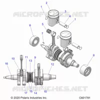 ENGINE, PISTON AND KURBELWELLE